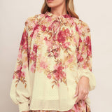 BLOSSOM DREAM BALLERINA WOVEN TOP