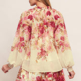 BLOSSOM DREAM BALLERINA WOVEN TOP