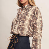 URBAN GODDESS WOVEN TOP