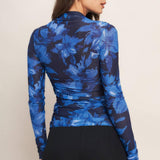 ILLUMINATED PETAL POWER MESH TOP