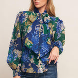 ROYAL TAPESTRY WOVEN TOP