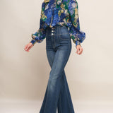 ROYAL TAPESTRY WOVEN TOP