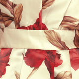 HOLIDAY BLOSSOM WOVEN TOP