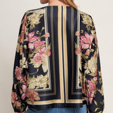 ROYAL TAPESTRY WOVEN TOP