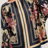 ROYAL TAPESTRY WOVEN TOP
