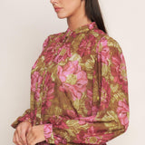 SECRET PETALS WOVEN TOP