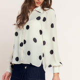 PLAYFUL CONFIDENCE WOVEN TOP