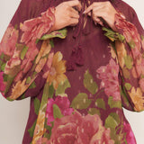 FLORA ROMANTICA WOVEN TOP