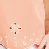 LOVE PEACH WOVEN TOP