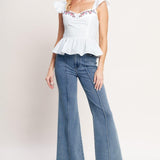 SWEETEST MOMENT WOVEN TOP