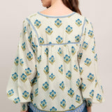 FROM COFFEE RUNS TO WEEKENDS WOVEN TOP