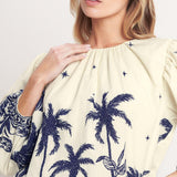 BOHO CONSTELLATION  WOVEN TOP