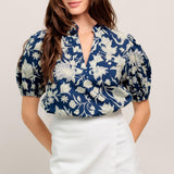FEELING ROMANTIC WOVEN TOP