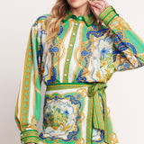 VINTAGE HEIRESS WOVEN TOP