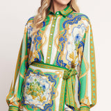 VINTAGE HEIRESS WOVEN TOP