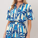NOIR RESORT WOVEN TOP