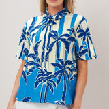 NOIR RESORT WOVEN TOP