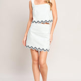 URBAN WAVE WOVEN TOP