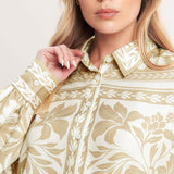 PALM BAZAAR WOVEN TOP