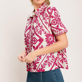 WEEKDAY WRAP WOVEN TOP