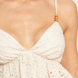 COTTAGE DREAM WOVEN TOP