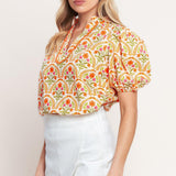 JUST ADD SUNSHINE WOVEN TOP