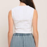 EASY WEAR WESTERN WOVEN TOP