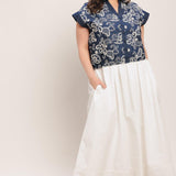 HANDCRAFTED FEEL EMBROIDERY TOP