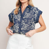 HANDCRAFTED FEEL EMBROIDERY TOP