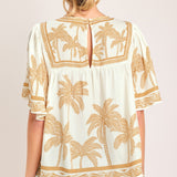 BREEZE STORY WOVEN TOP
