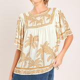 BREEZE STORY WOVEN TOP