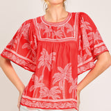 BREEZE STORY WOVEN TOP