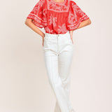 BREEZE STORY WOVEN TOP