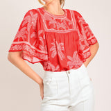 BREEZE STORY WOVEN TOP