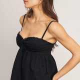 SLEEK TEMPTATION WOVEN TOP