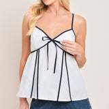 SWEET WHISPER WOVEN TOP