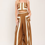 LUXE COAST WOVEN TOP AND PANT SET