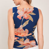 DEEP SEA BLOOM POWER MESH TANK TOP