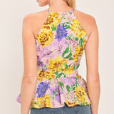 BLOSSOM MARKET WOVEN TOP