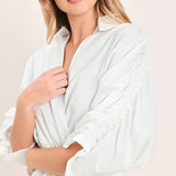 SEASIDE BREEZE WOVEN TOP