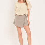 NATURAL CHARM WOVEN TOP
