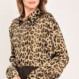 JUNGLE GLAM WOVEN TOP