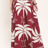 PARADISE CHARM WOVEN TOP AND SKIRT SET