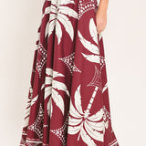 PARADISE CHARM WOVEN TOP AND SKIRT SET