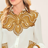 DESERT BLOOM WOVEN TOP