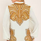 DESERT BLOOM WOVEN TOP