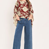 RUBY VINE INTERLUDE WOVEN TOP