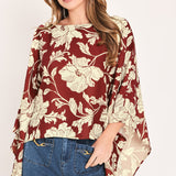 RUBY VINE INTERLUDE WOVEN TOP