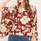 RUBY VINE INTERLUDE WOVEN TOP