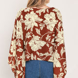 RUBY VINE INTERLUDE WOVEN TOP